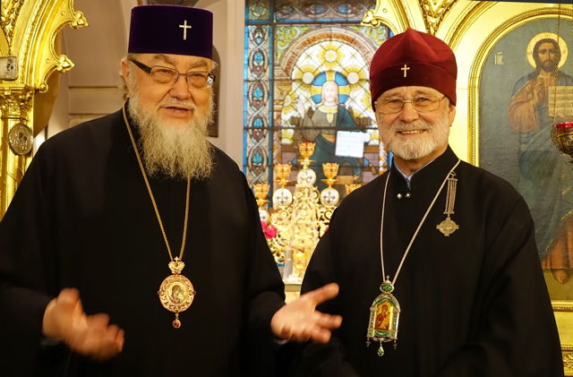 metropoliet Sawa en aartsbisschop Simon -Polen & België